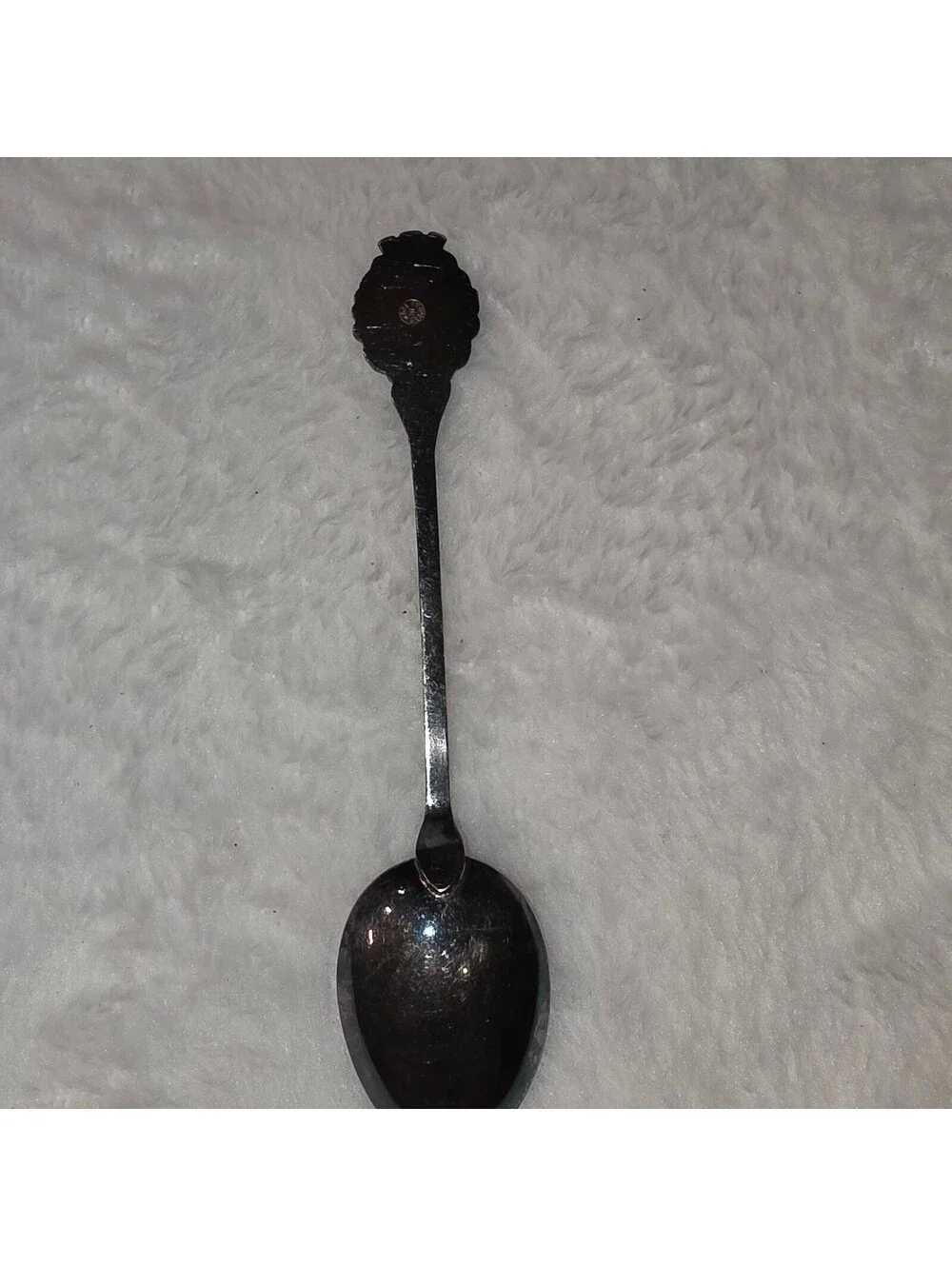 Collectible Virgin Islands Travel Spoon - Vintage Caribbean Enamel Shield